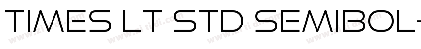 Times LT Std Semibol字体转换